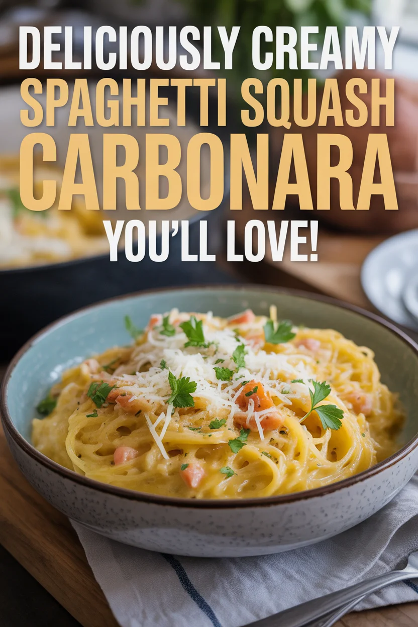 Spaghetti Squash Carbonara