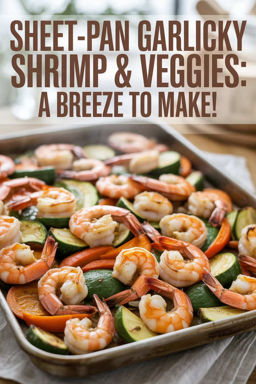 Sheet-Pan Garlicky Shrimp & Veggies