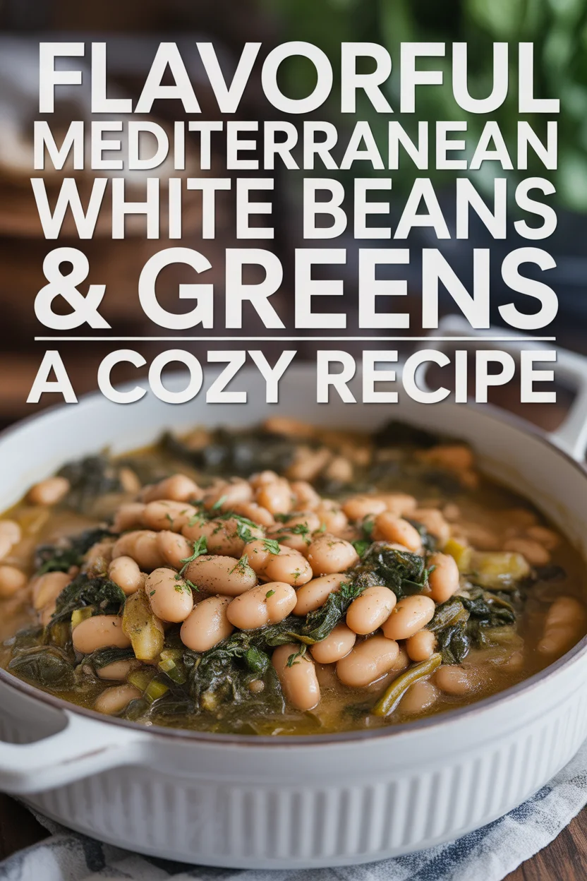 Mediterranean White Beans & Greens