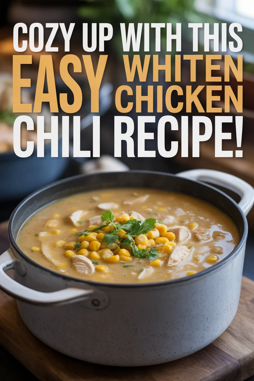 Cozy Up with This Easy White Chicken Chili Recipe!